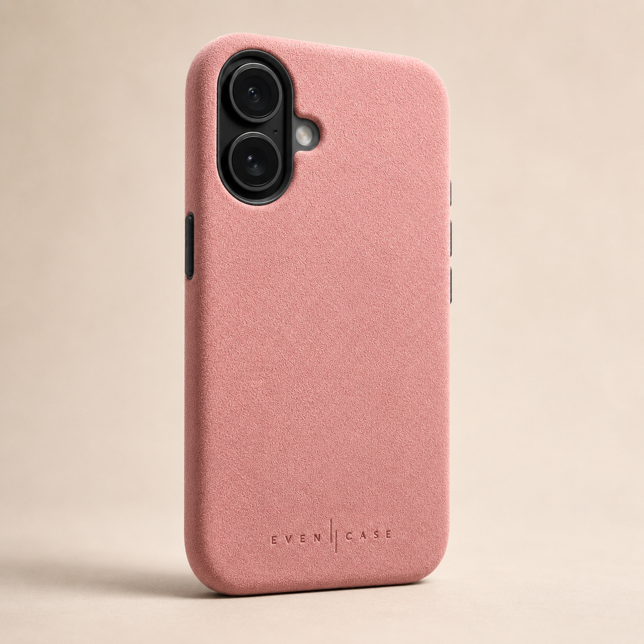 EvenCase · Microsuede — Cherry Pink