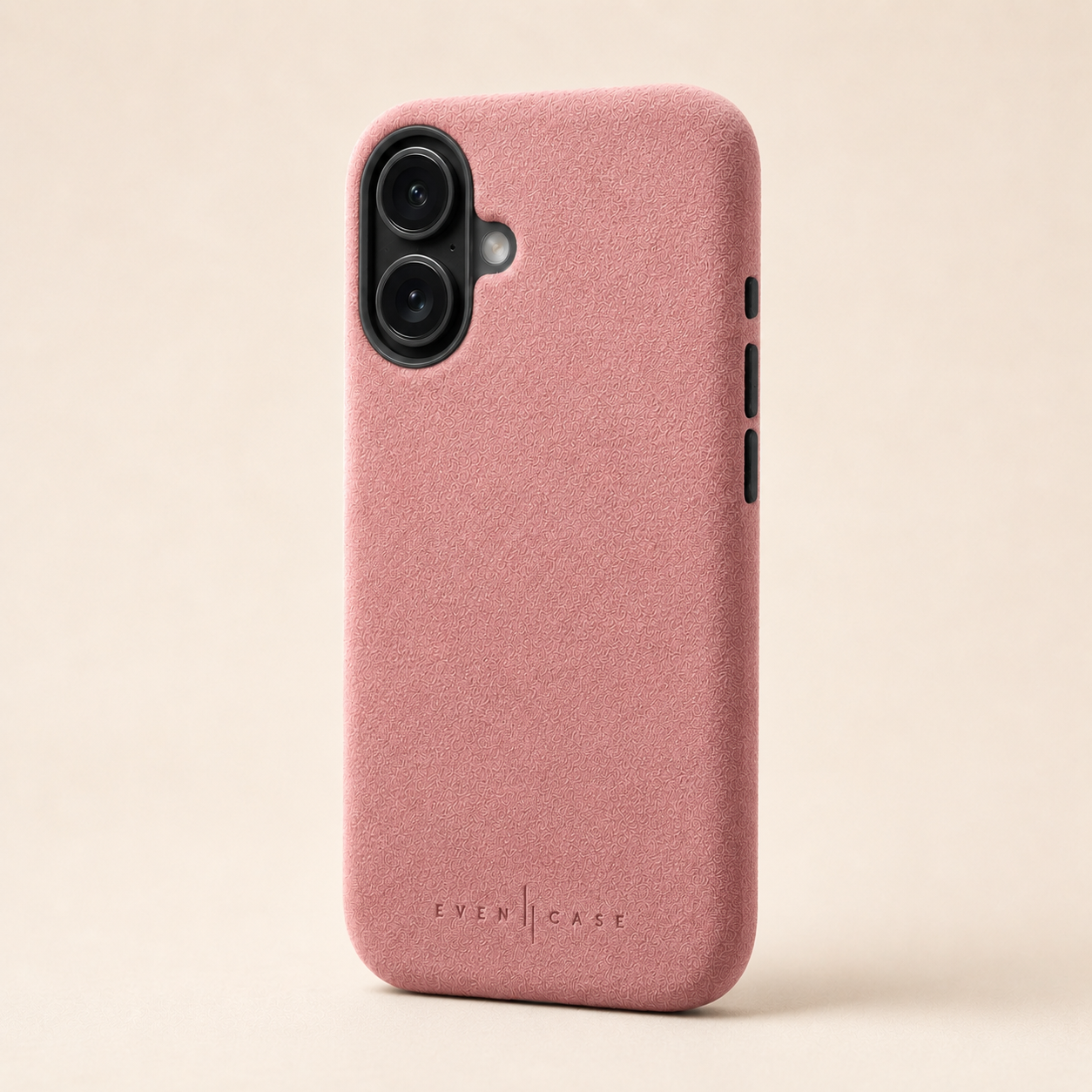 EvenCase · Microsuede — Cherry Pink