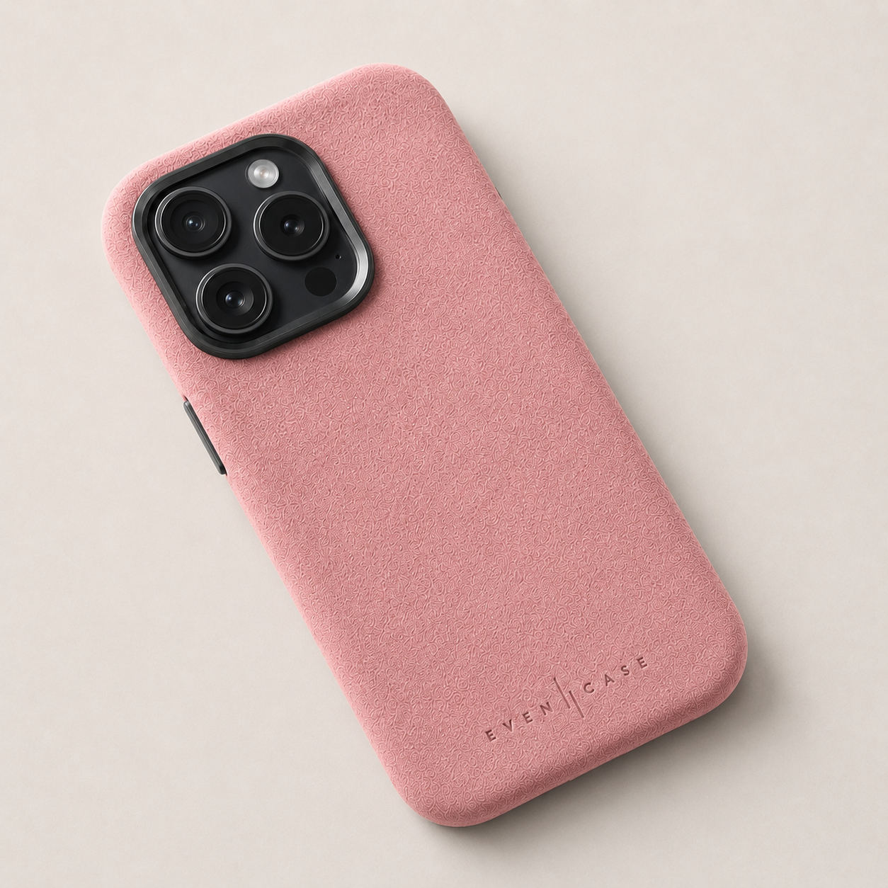 EvenCase · Microsuede — Cherry Pink