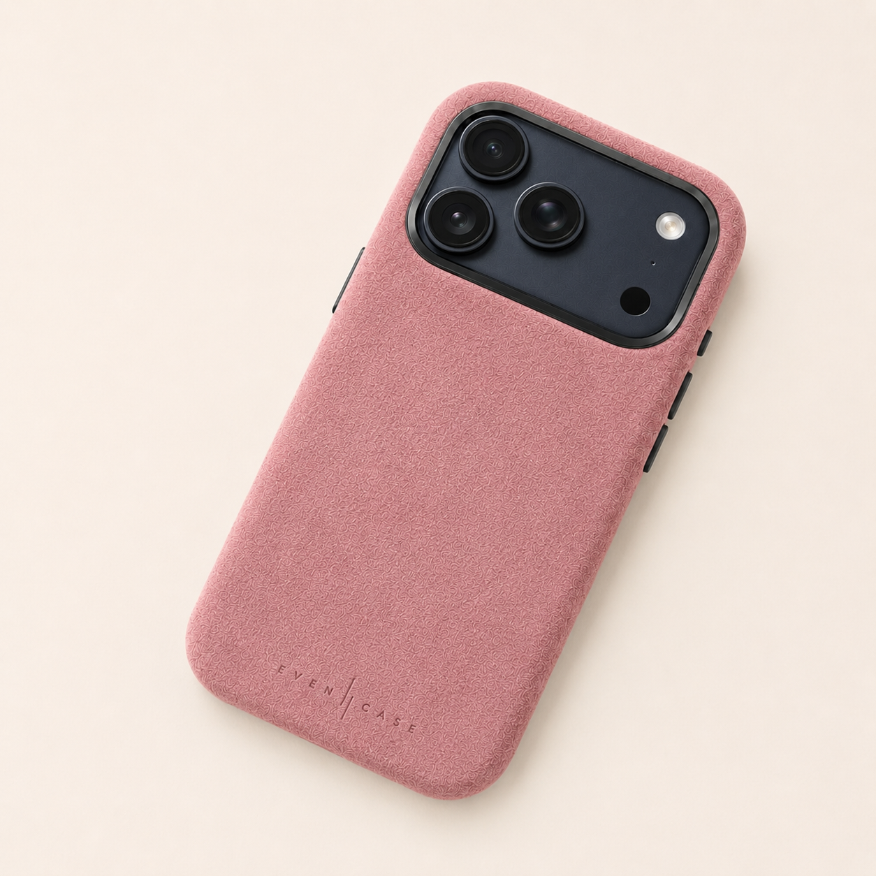 EvenCase · Microsuede — Cherry Pink