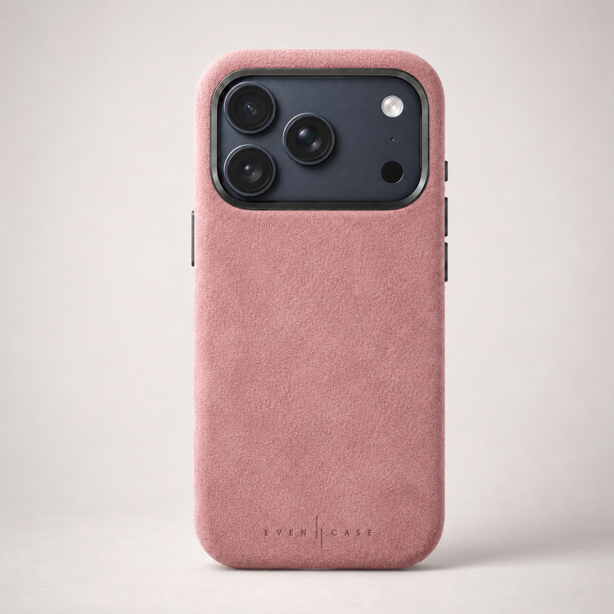 EvenCase · Microsuede — Cherry Pink