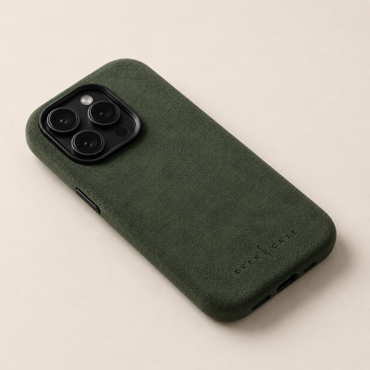 EvenCase · Microsuede — Forest Green